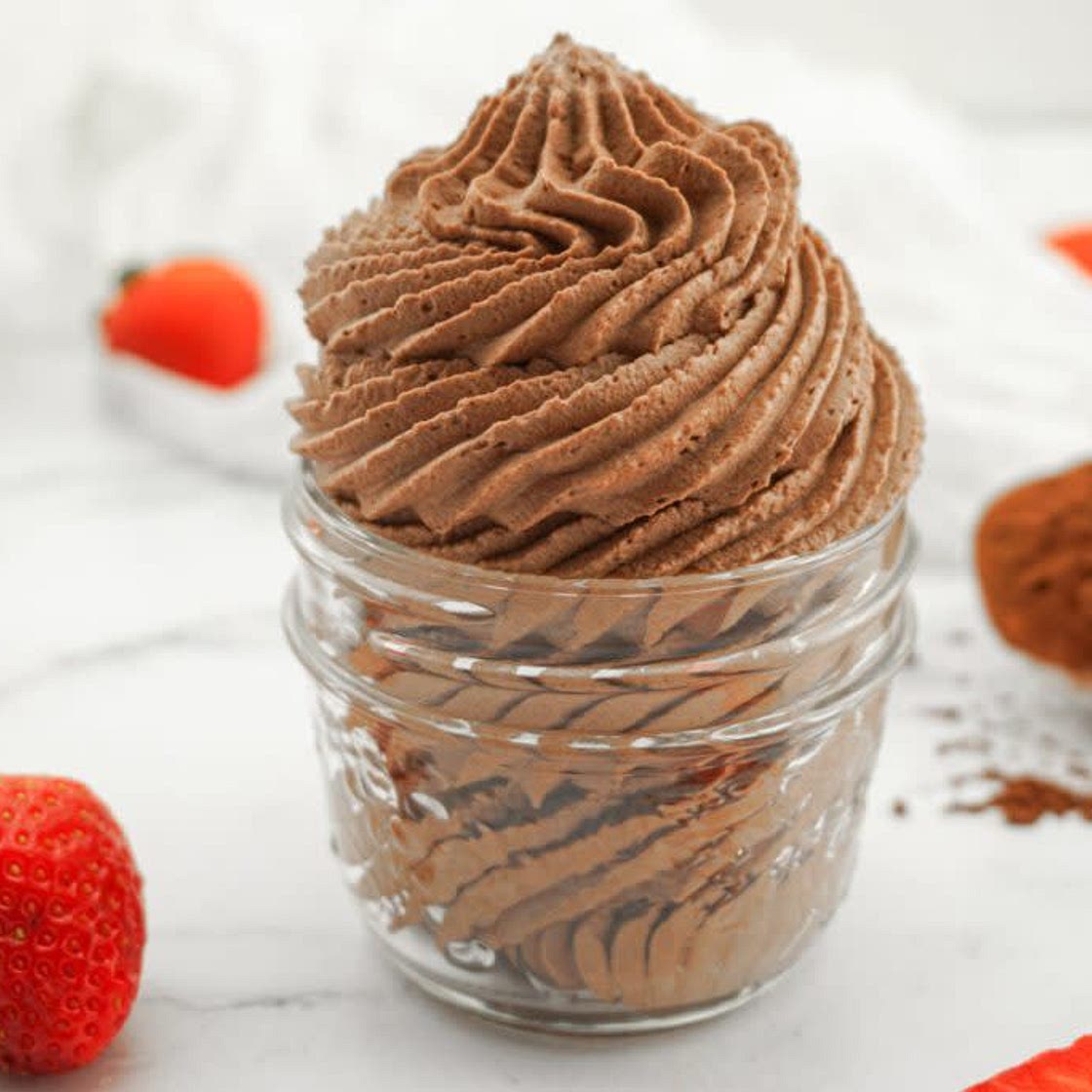 Stabilized Chocolate Whipped Cream