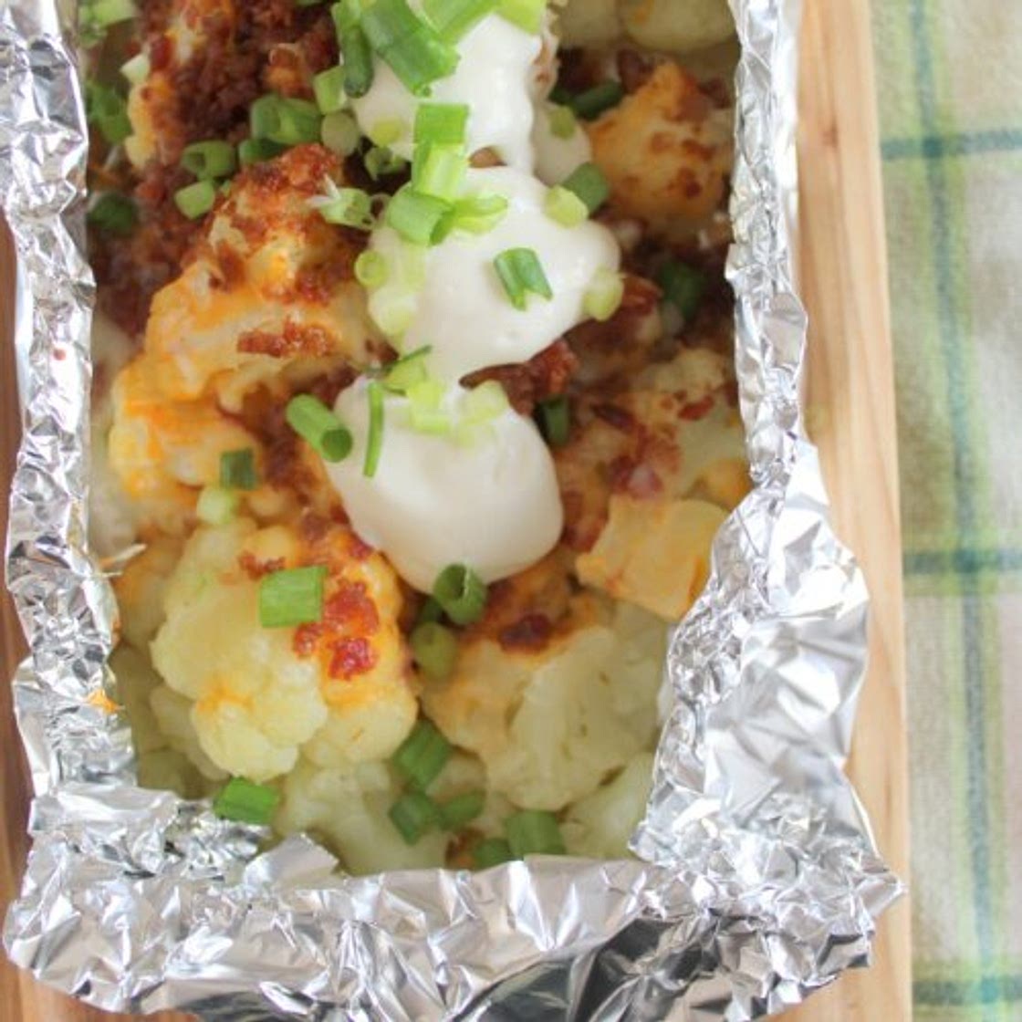 Loaded Campfire Cauliflower Camping Recipe