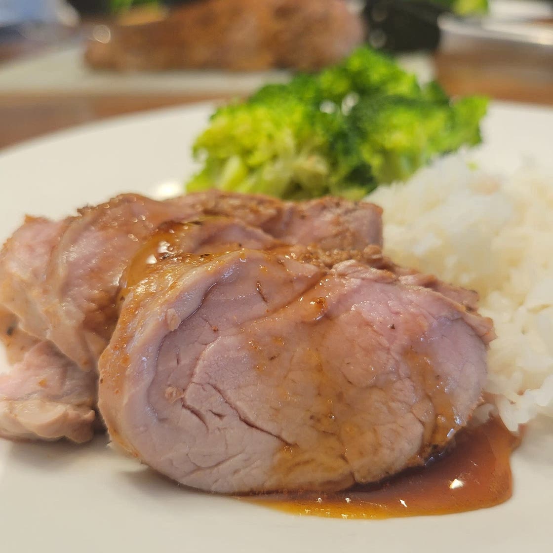 Pork Tenderloin with Honey Garlic Sauce