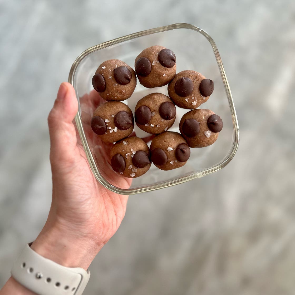 Chickpea Cookie Dough - Lovely Delites