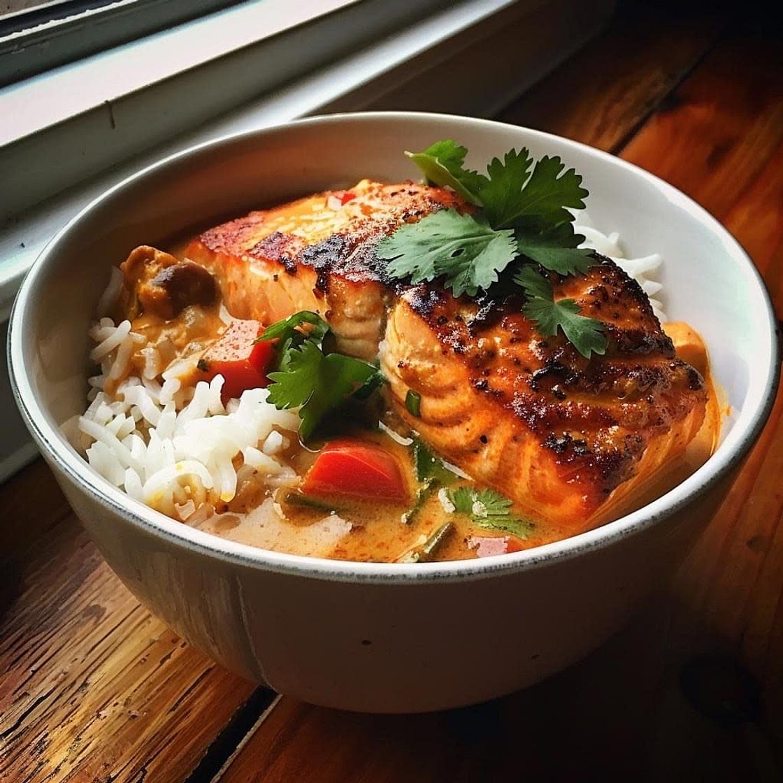 Thai Coconut Salmon Curry