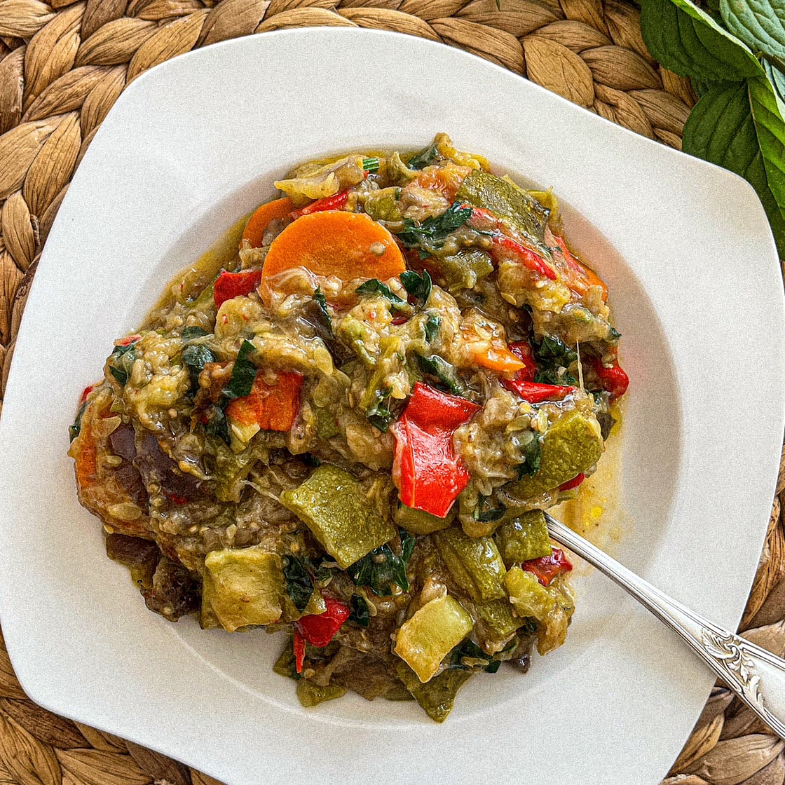 Ciambotta - Italian Vegetable Stew Recipe (Giambotta)