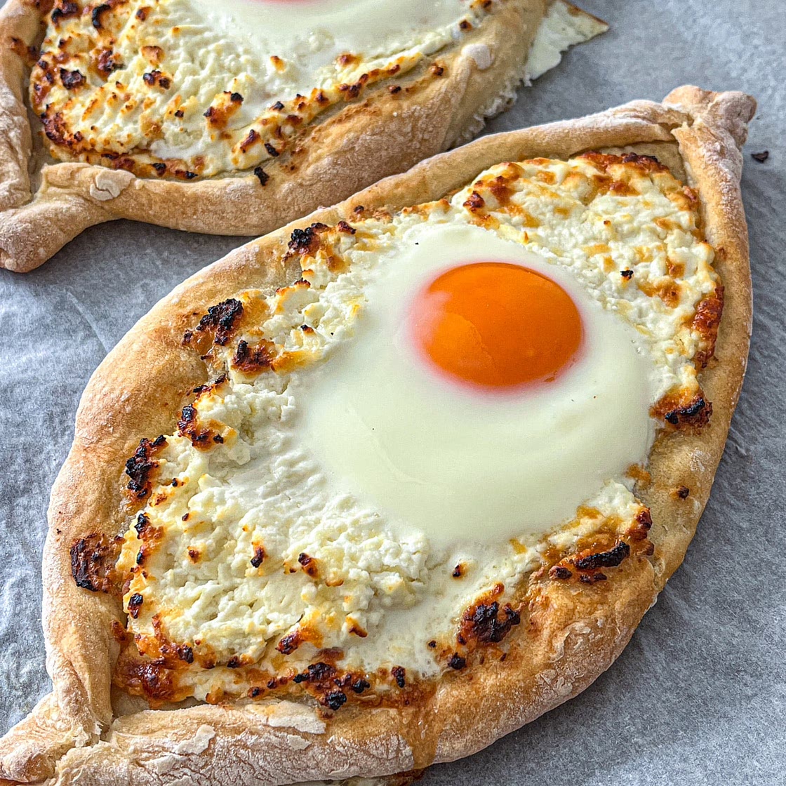 Georgian Khachapuri - Easy Cheese Bread Recipe