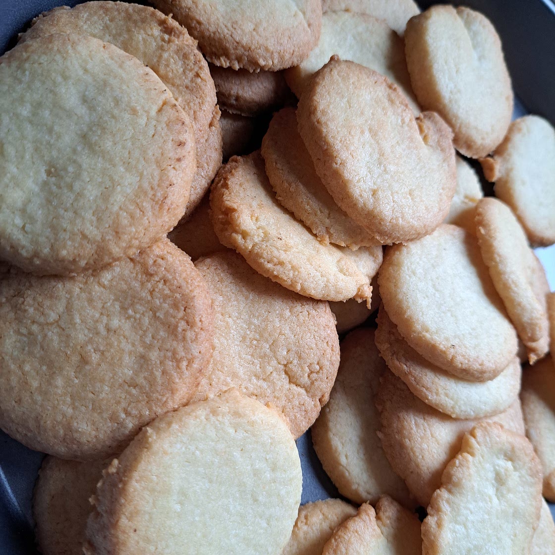 Sablé à la noix de coco (environ 40 biscuits)