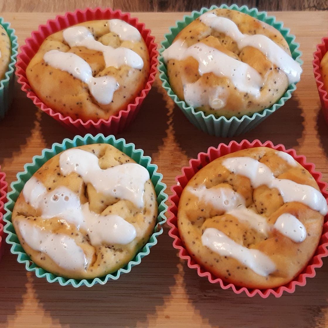 Zitronen Muffins kalorienarm