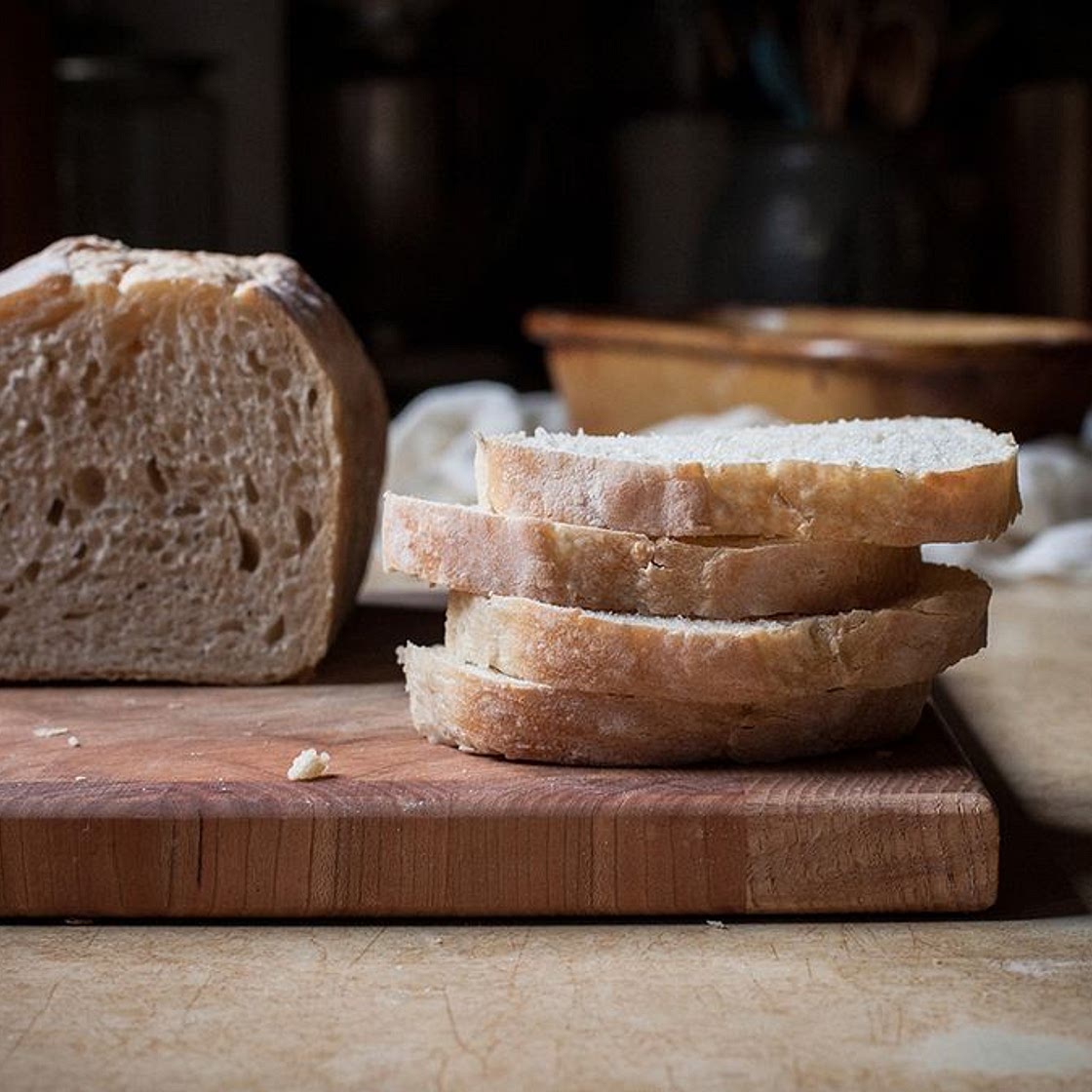 No-Knead Sandwich Bread