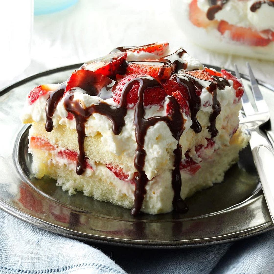 White Chocolate strawberry tiramisu