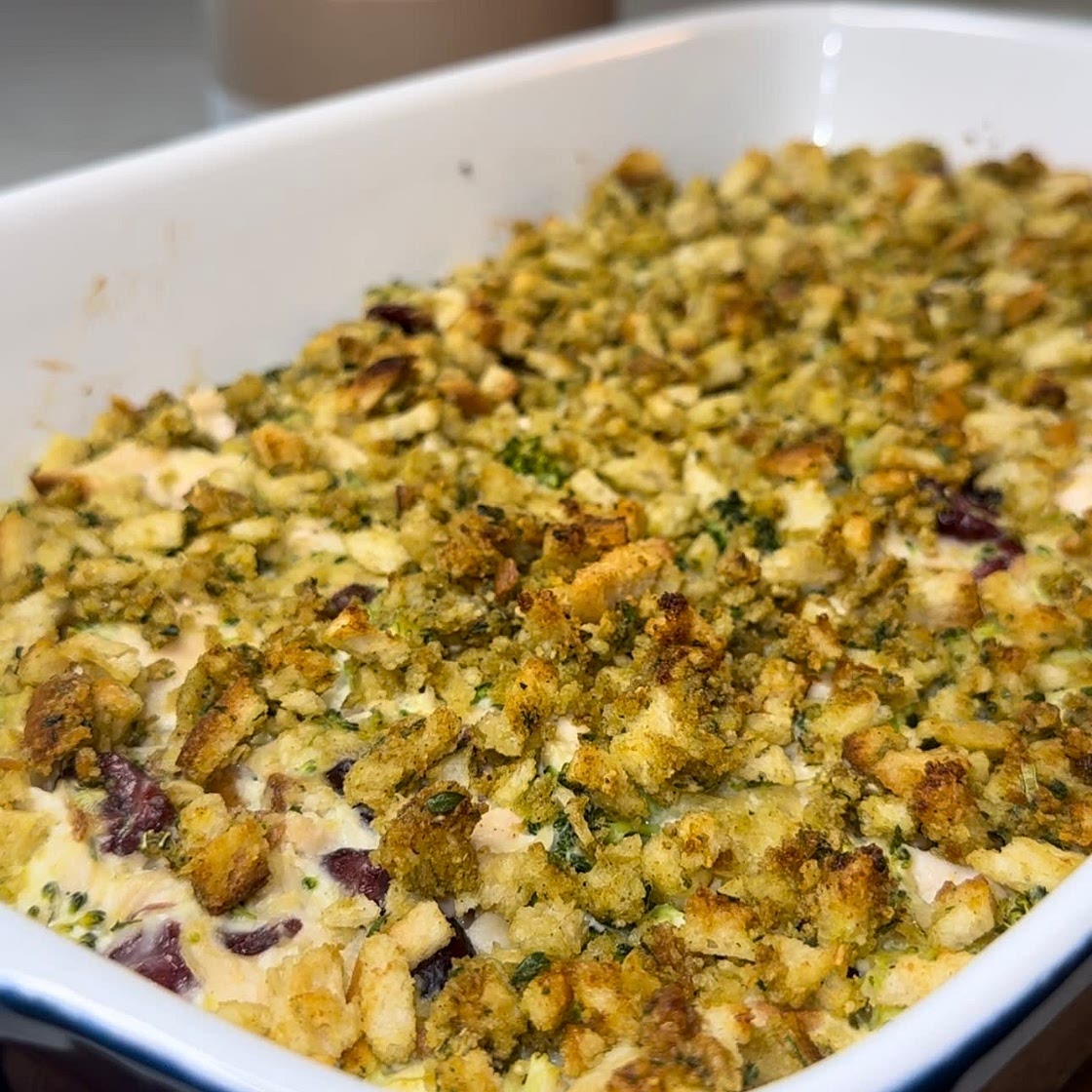 Chicken and Stuffing Casserole