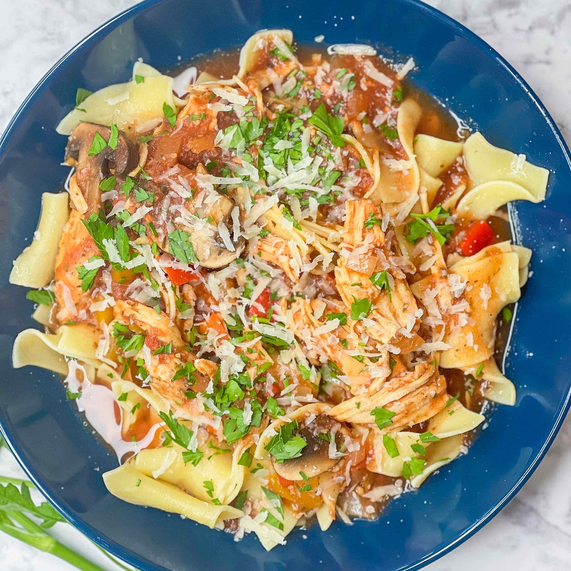 Crock Pot Chicken Cacciatore 