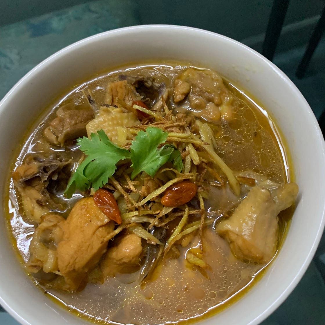 Yellow Rice Wine Chicken 