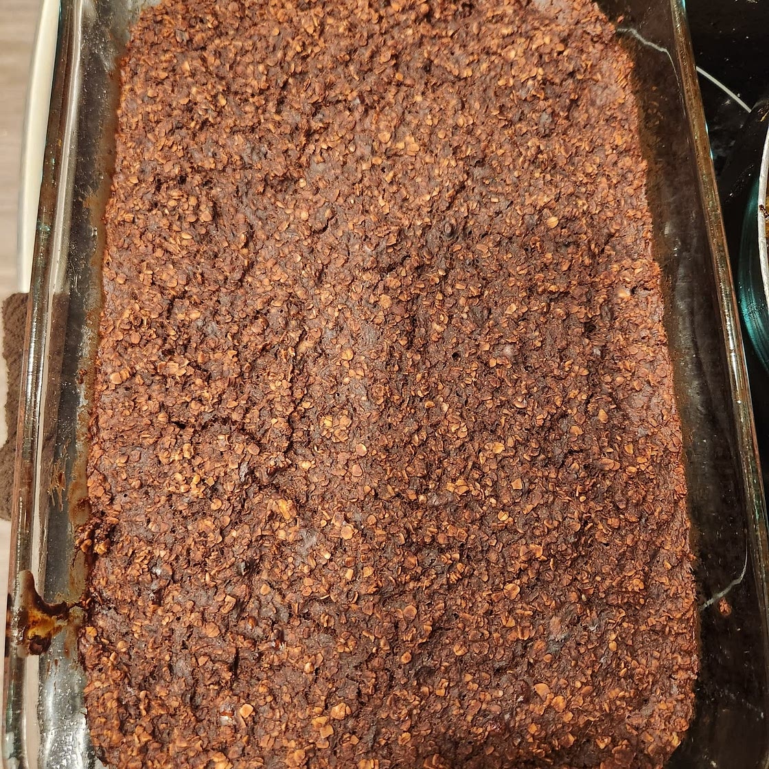 Peanut Butter Brownie Baked Oatmeal