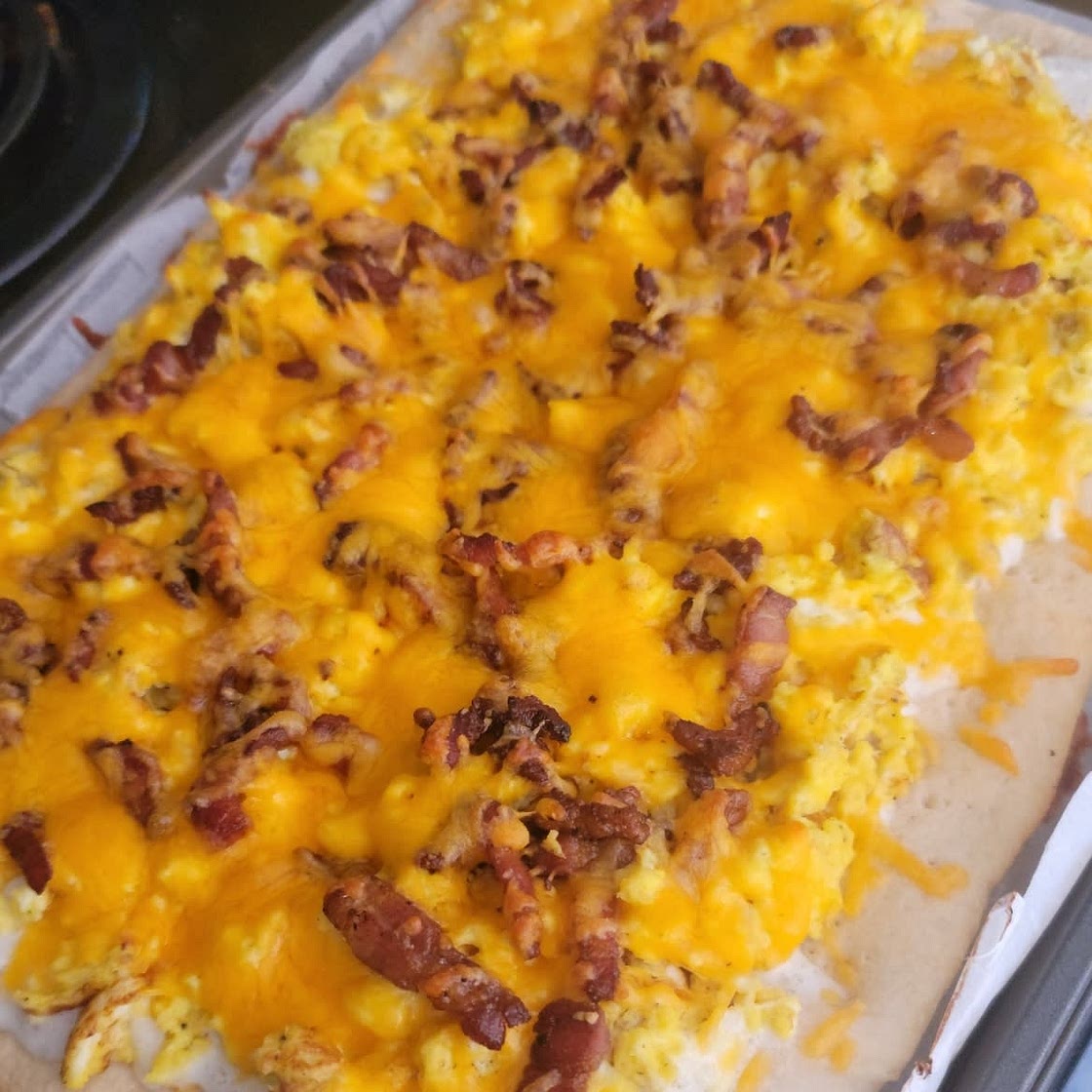 Cracked Out Breakfast Pizza