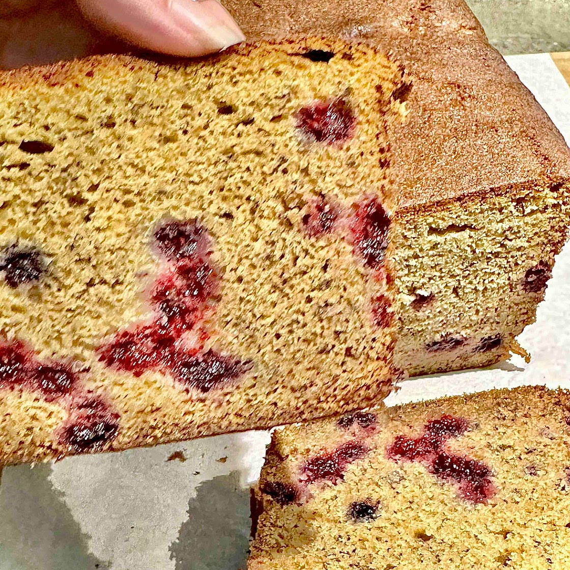 Mulberry Banana Bread 