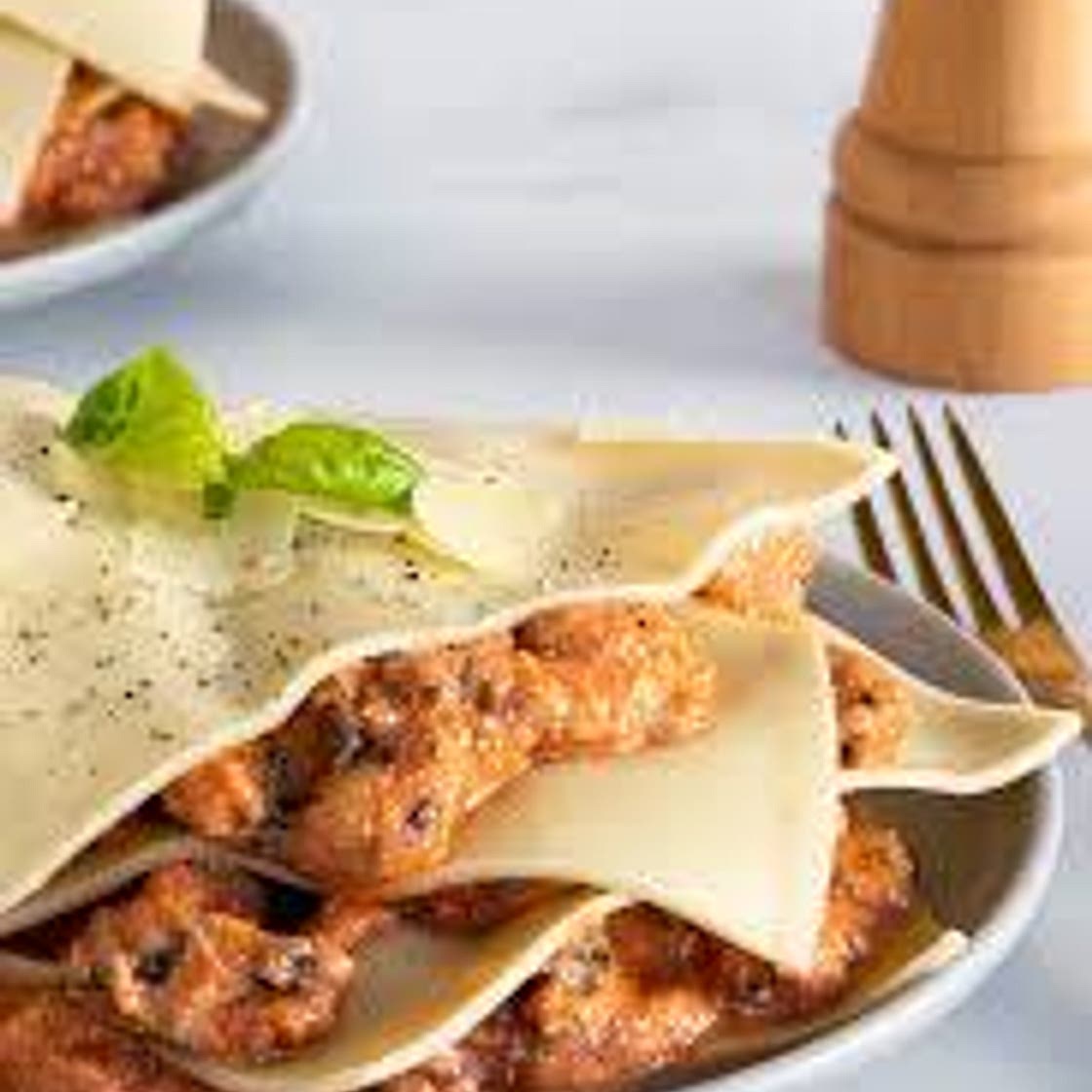 Pompoenlasagne (deconstructed)