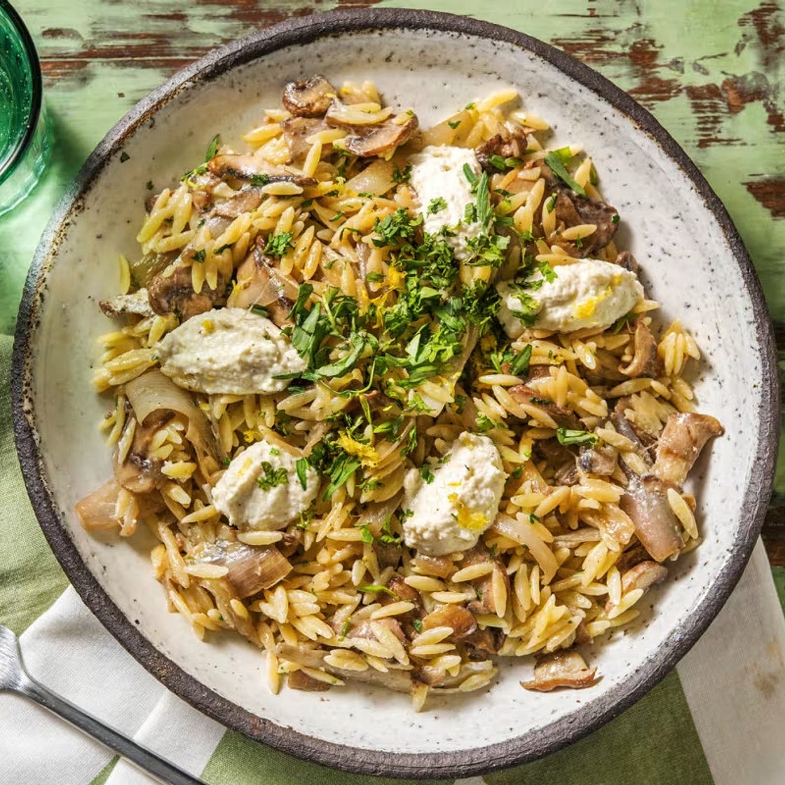 Orzo met citroen & dragon