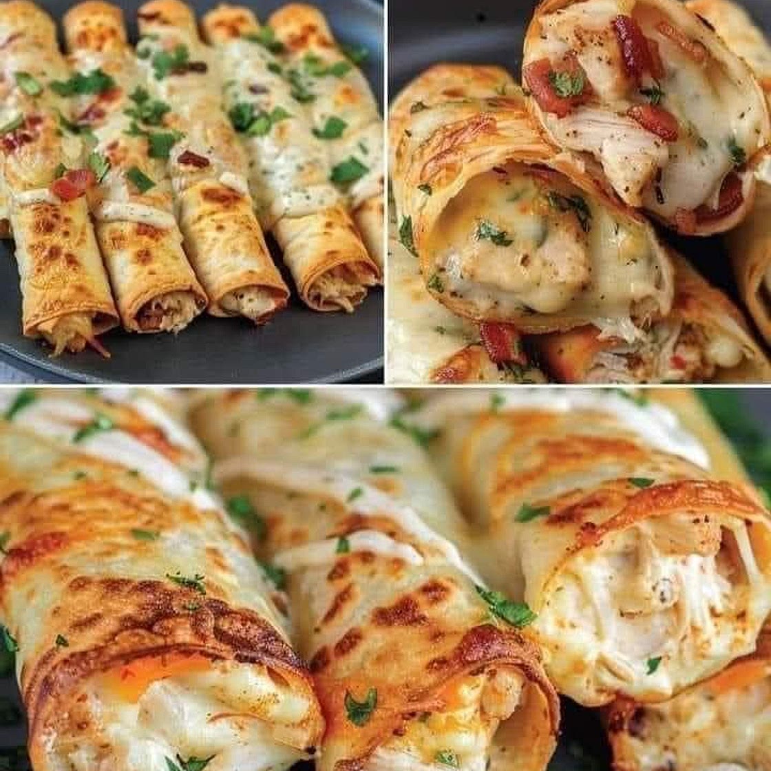 Chicken bacon ranch roll ups 
