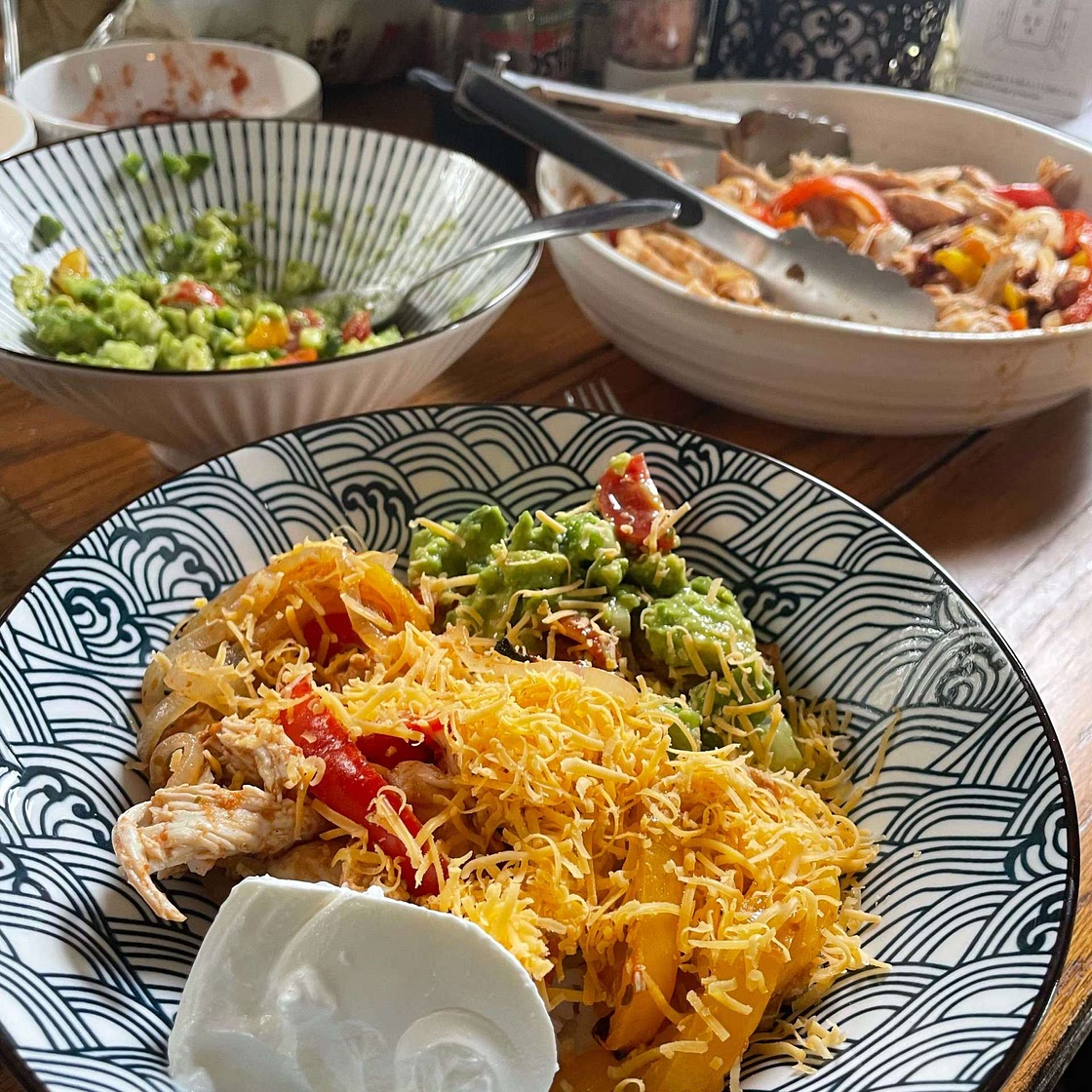 Sheet Pan Chicken Tinga Bowls