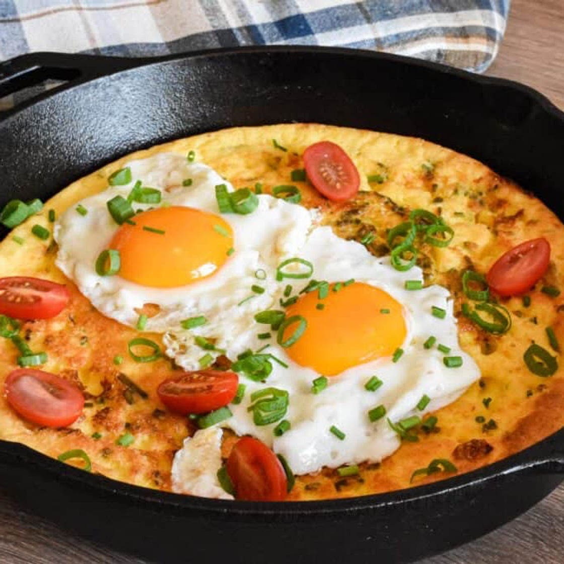 Savory Sourdough Dutch Baby