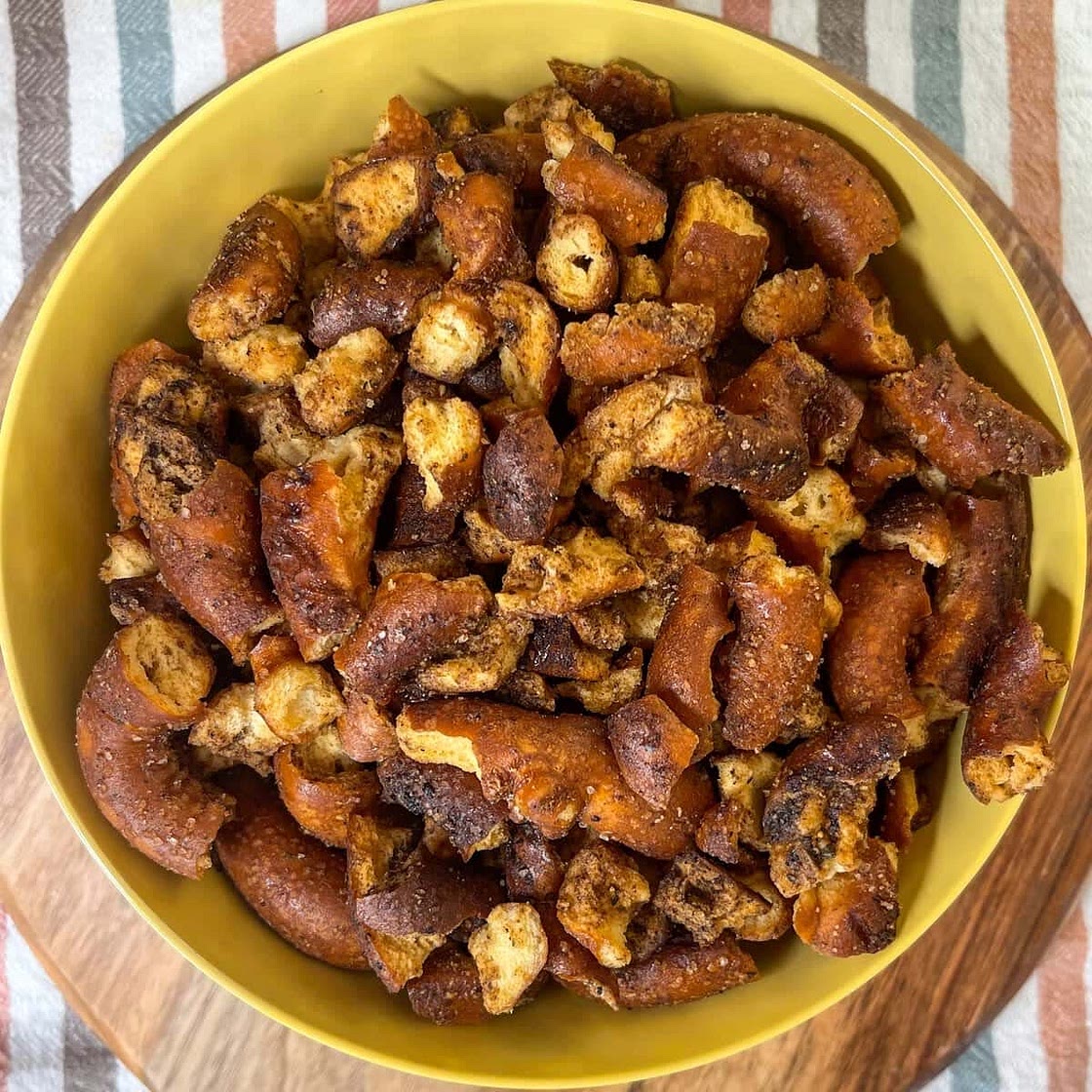 Baked Seasoned Pretzels 