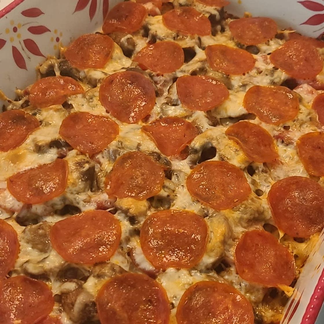 Low-Carb Deconstructed Pizza Casserole