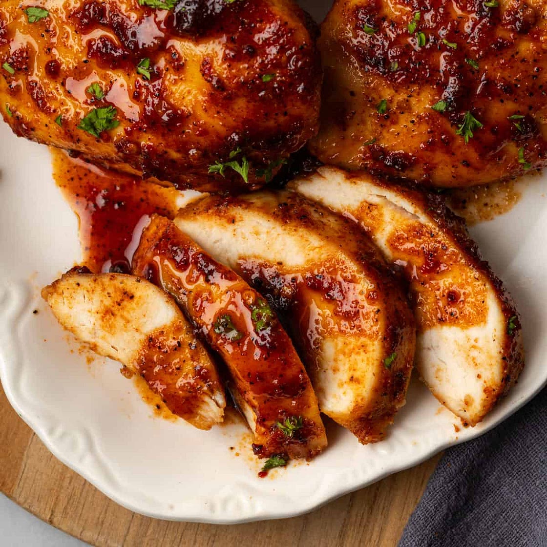 Baked Spicy Honey Chicken