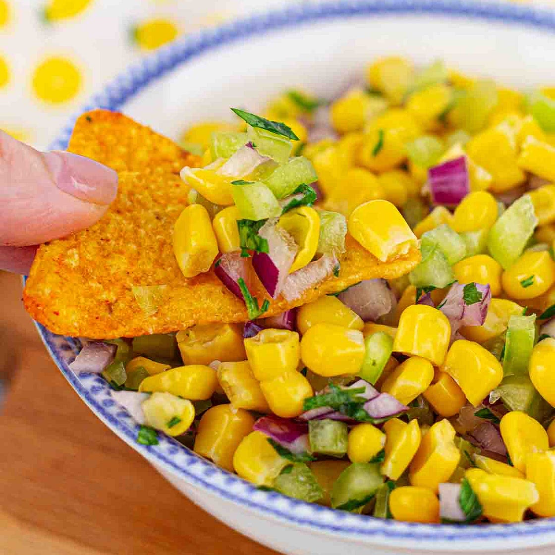Chipotle Roasted Chili Corn Salsa
