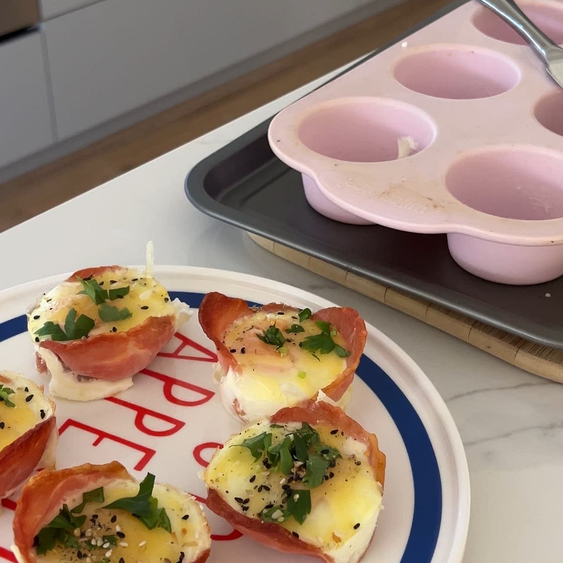 Bacon & egg cups