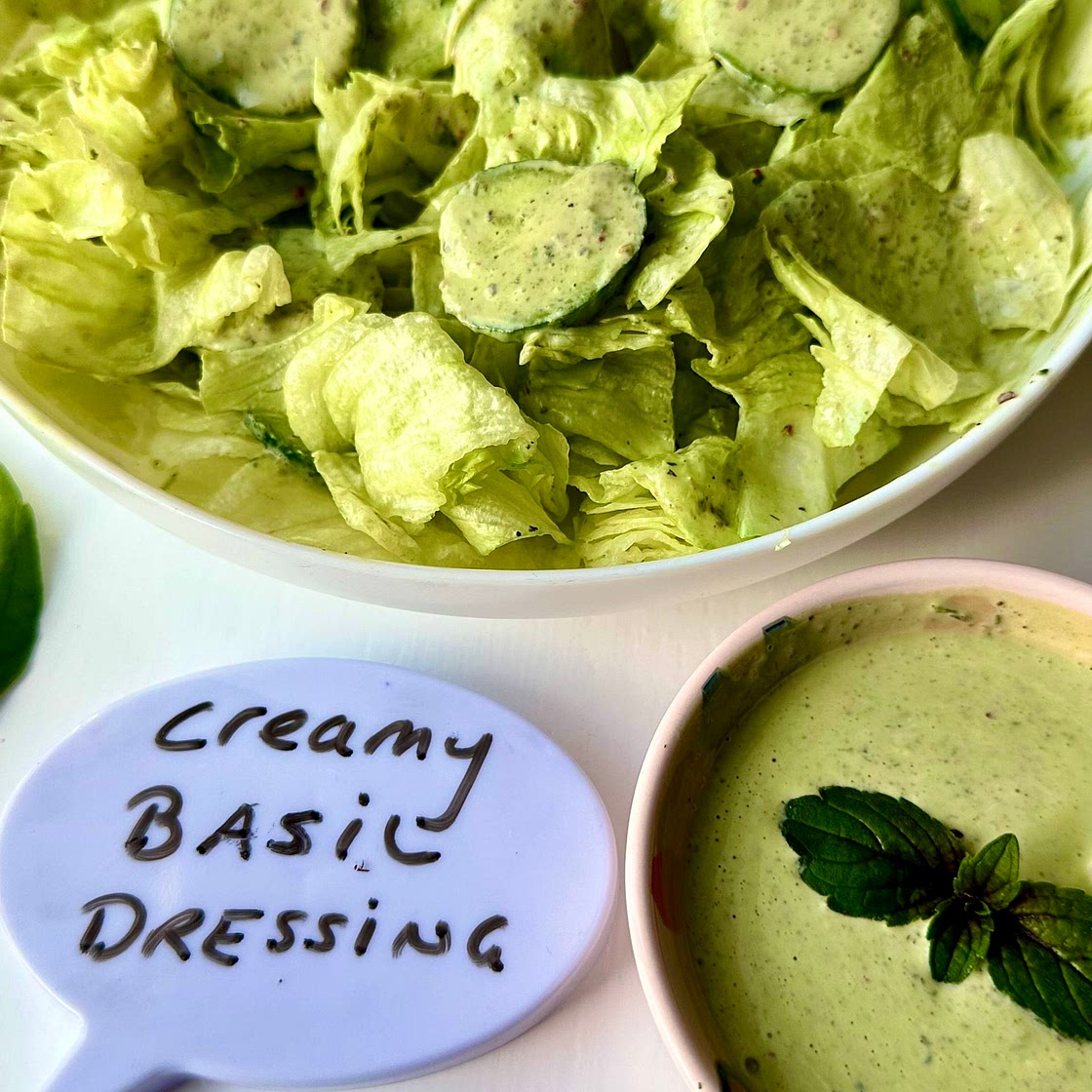 Creamy Basil Dressing 