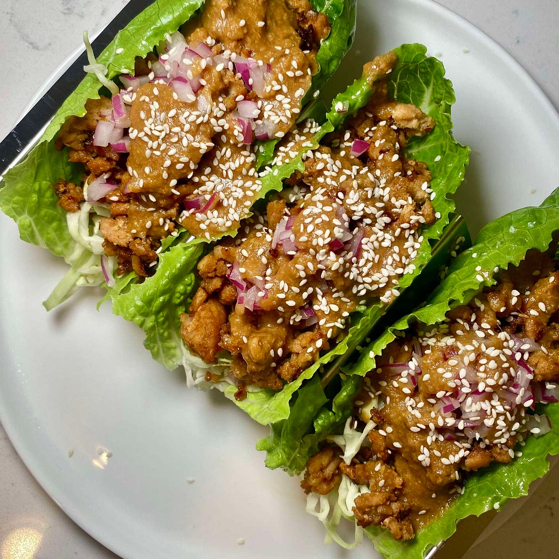 Spicy Turkey Lettuce Boats