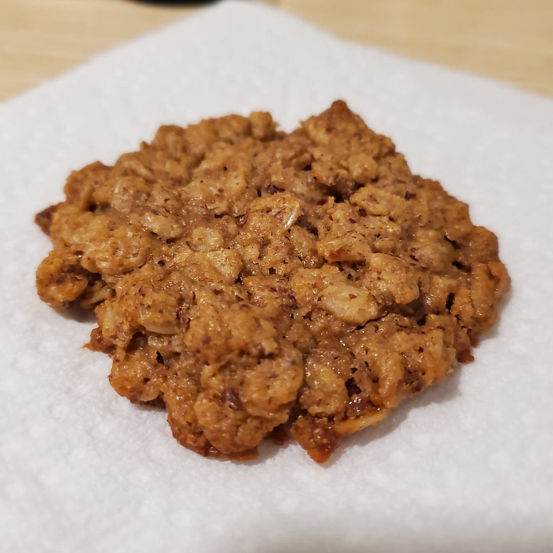 Oatmeal cookie GF and vegan