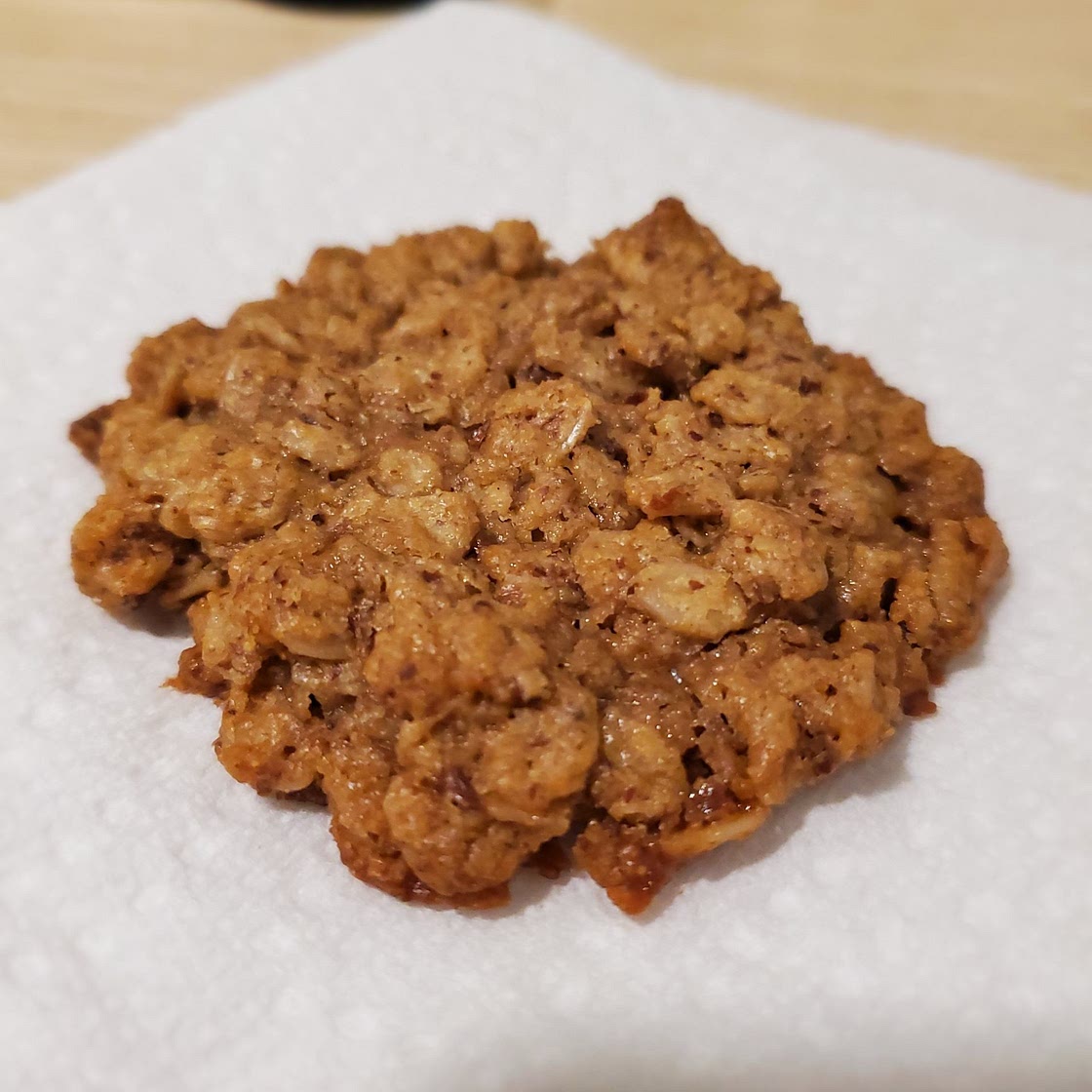 Oatmeal cookie GF and vegan