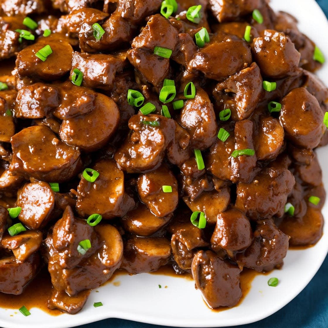 Sirloin Tips and Mushrooms