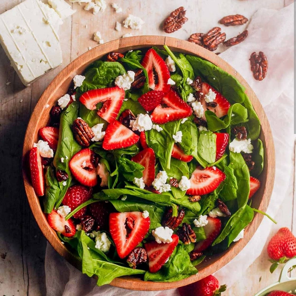 Strawberry Parmesan Salad