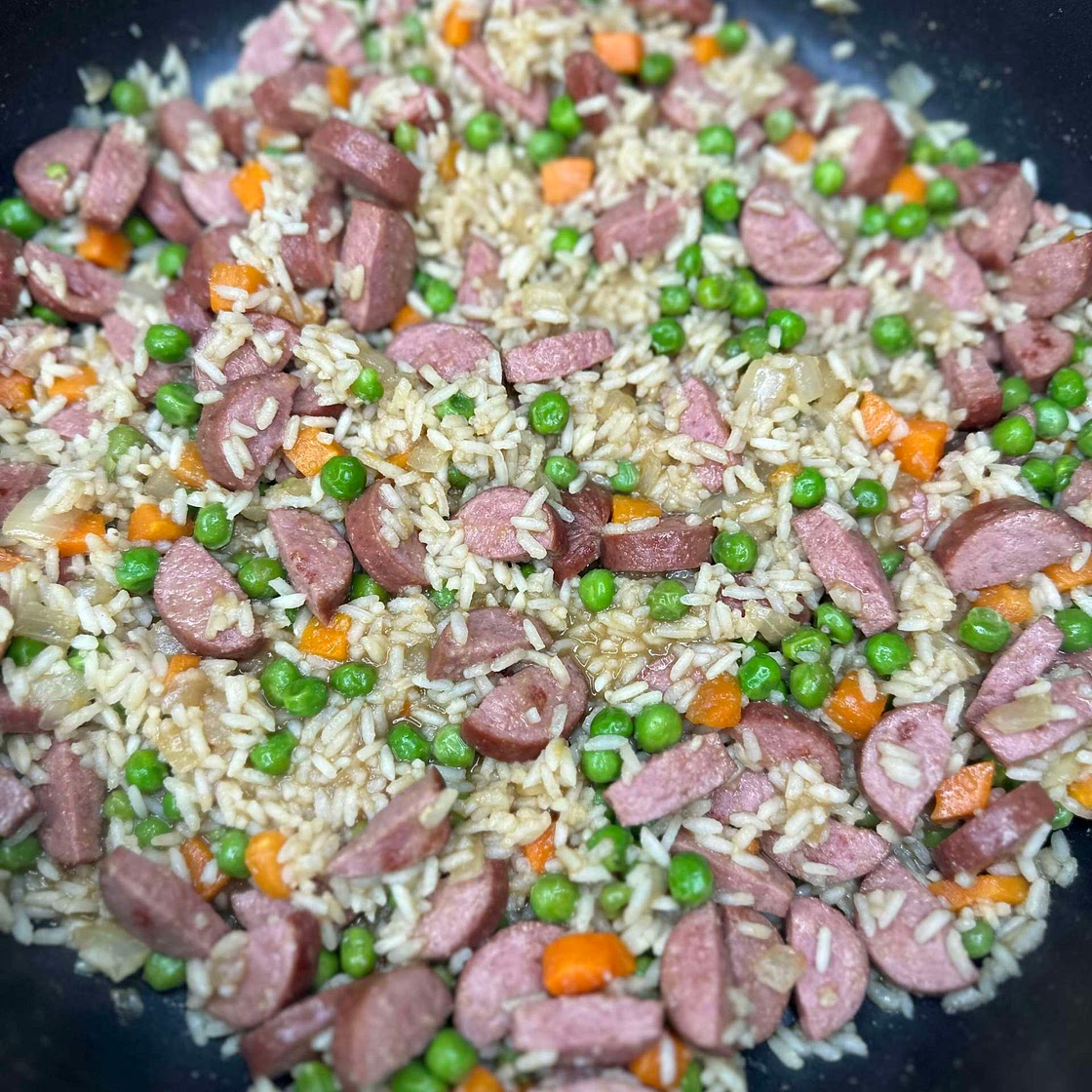 One Pot Sausage Fried Rice