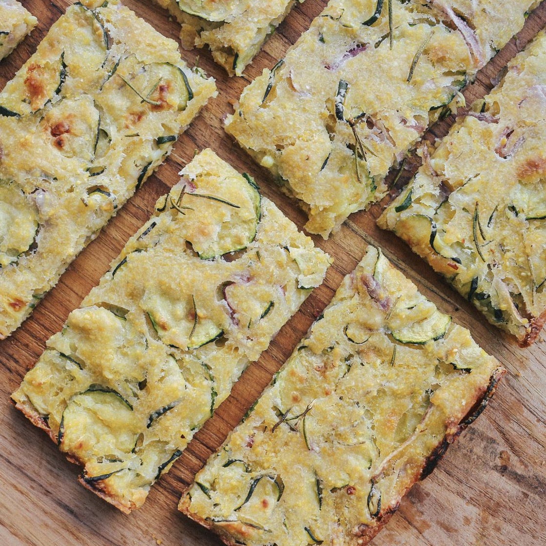 Scarpaccia (zucchini tart)