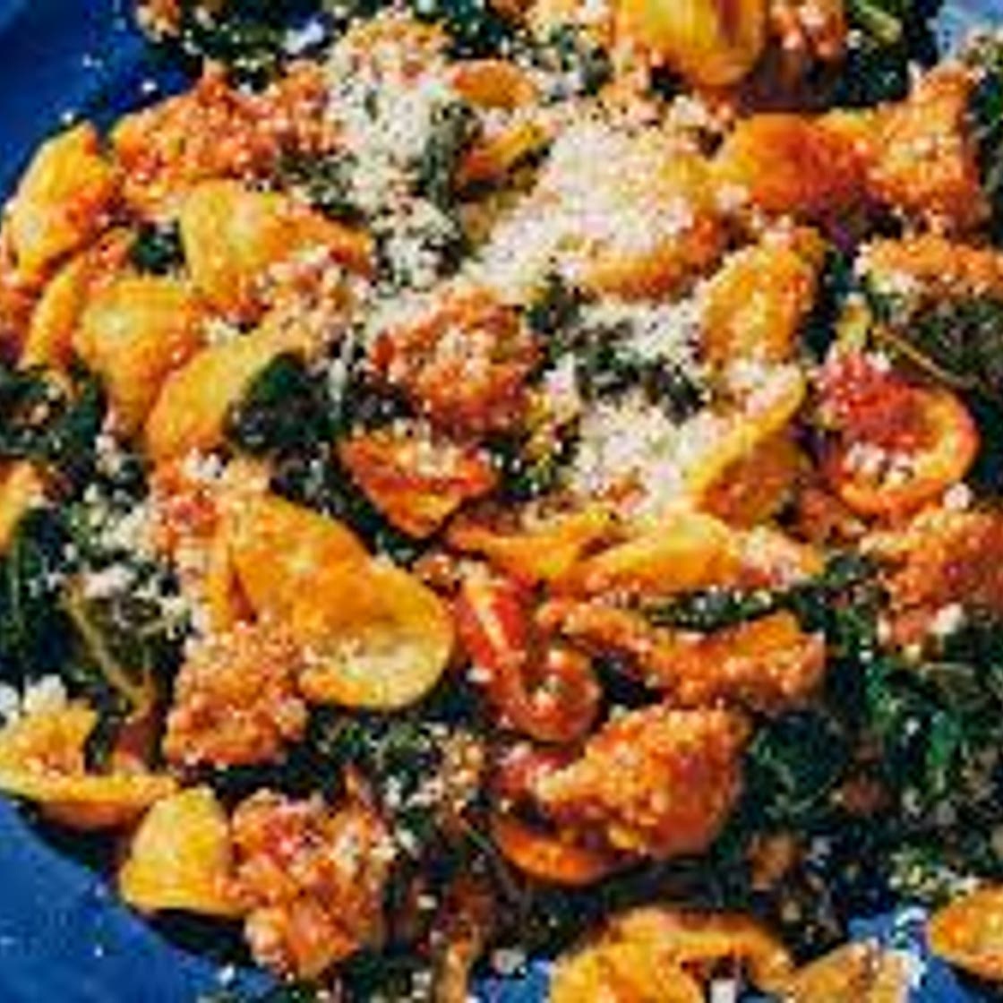 Crispy Orachiette with Sausage