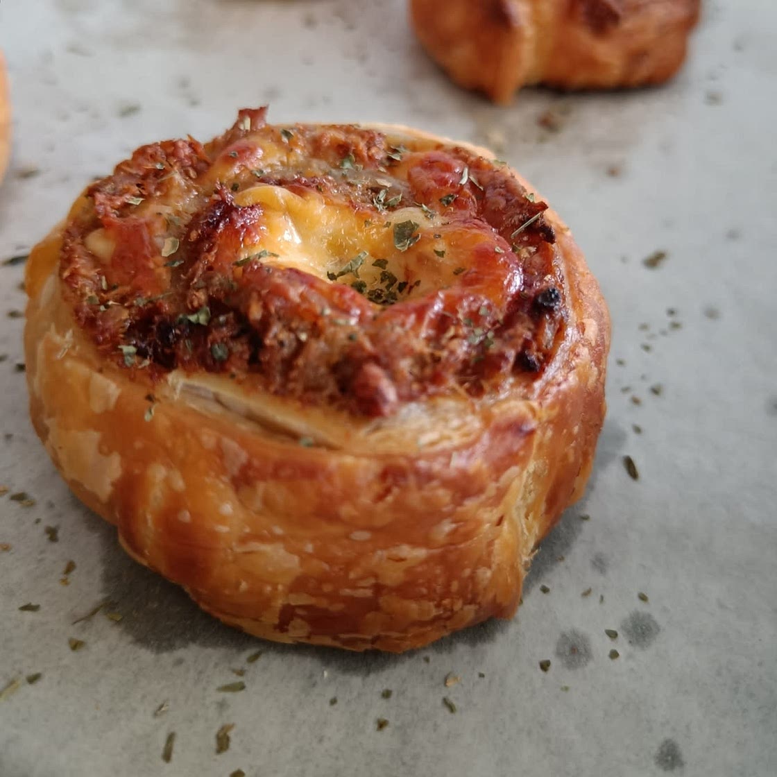 Tuna Puff Pastry Pinwheels