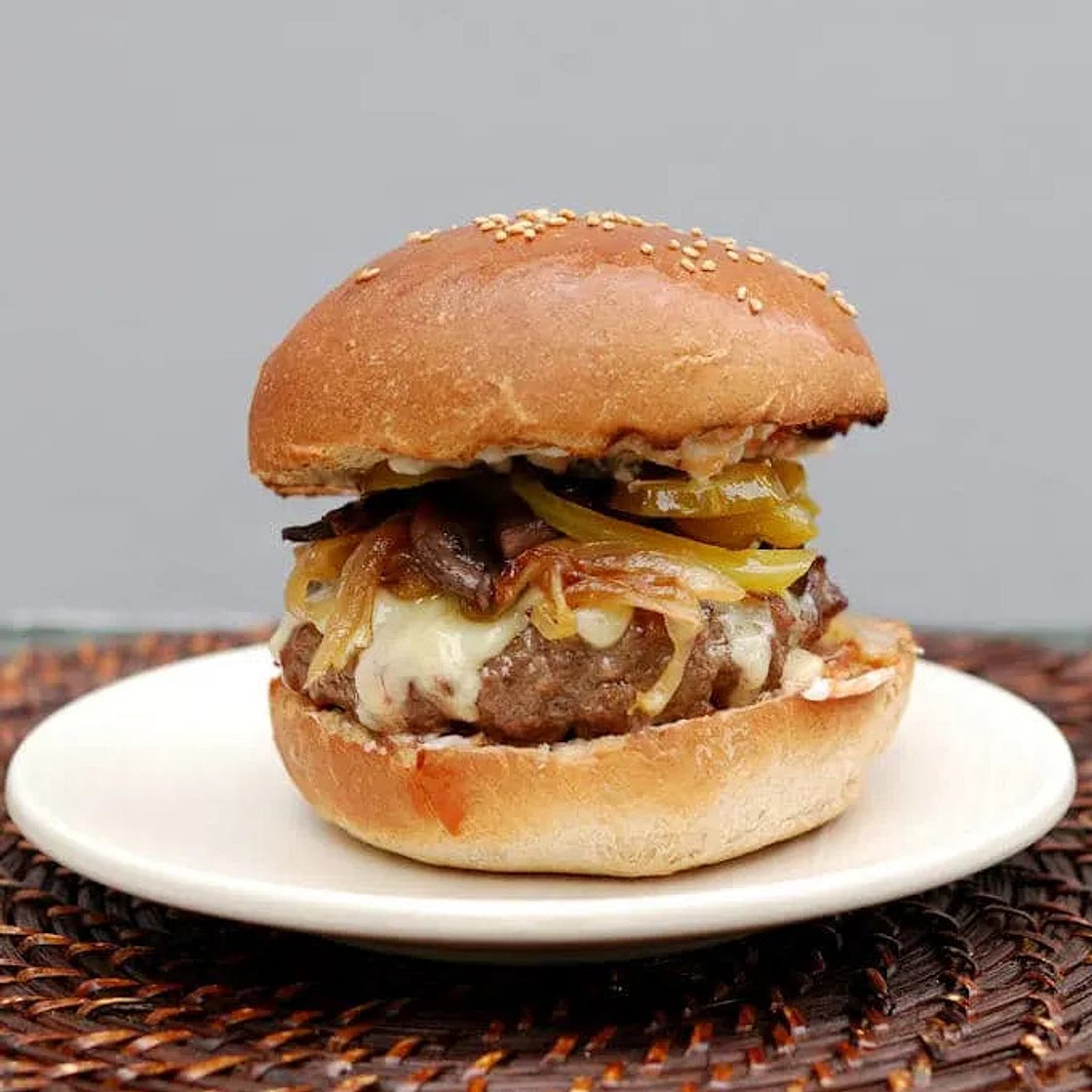 Sourdough Hamburger Buns -