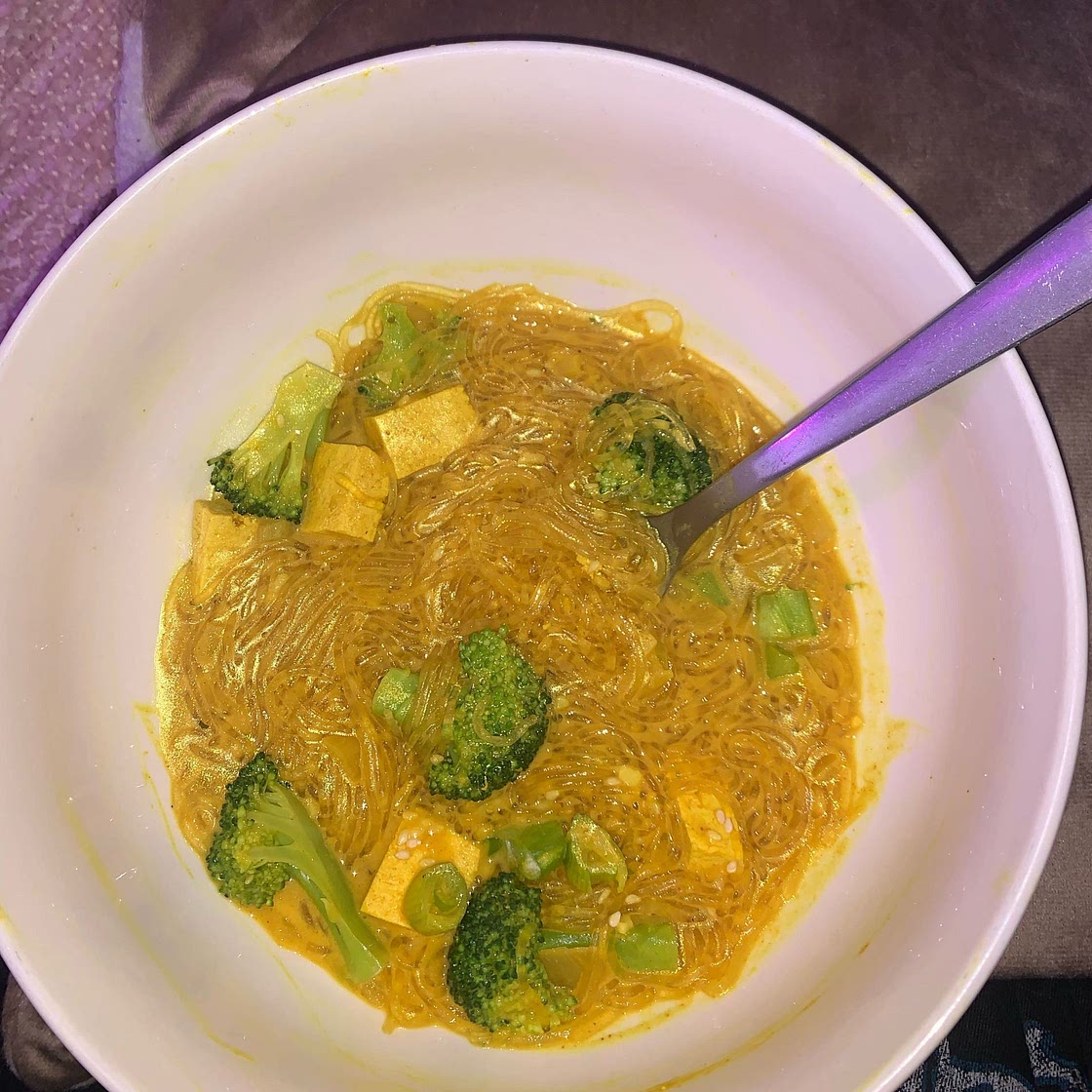 Turmeric & Coconut Noodle Soup