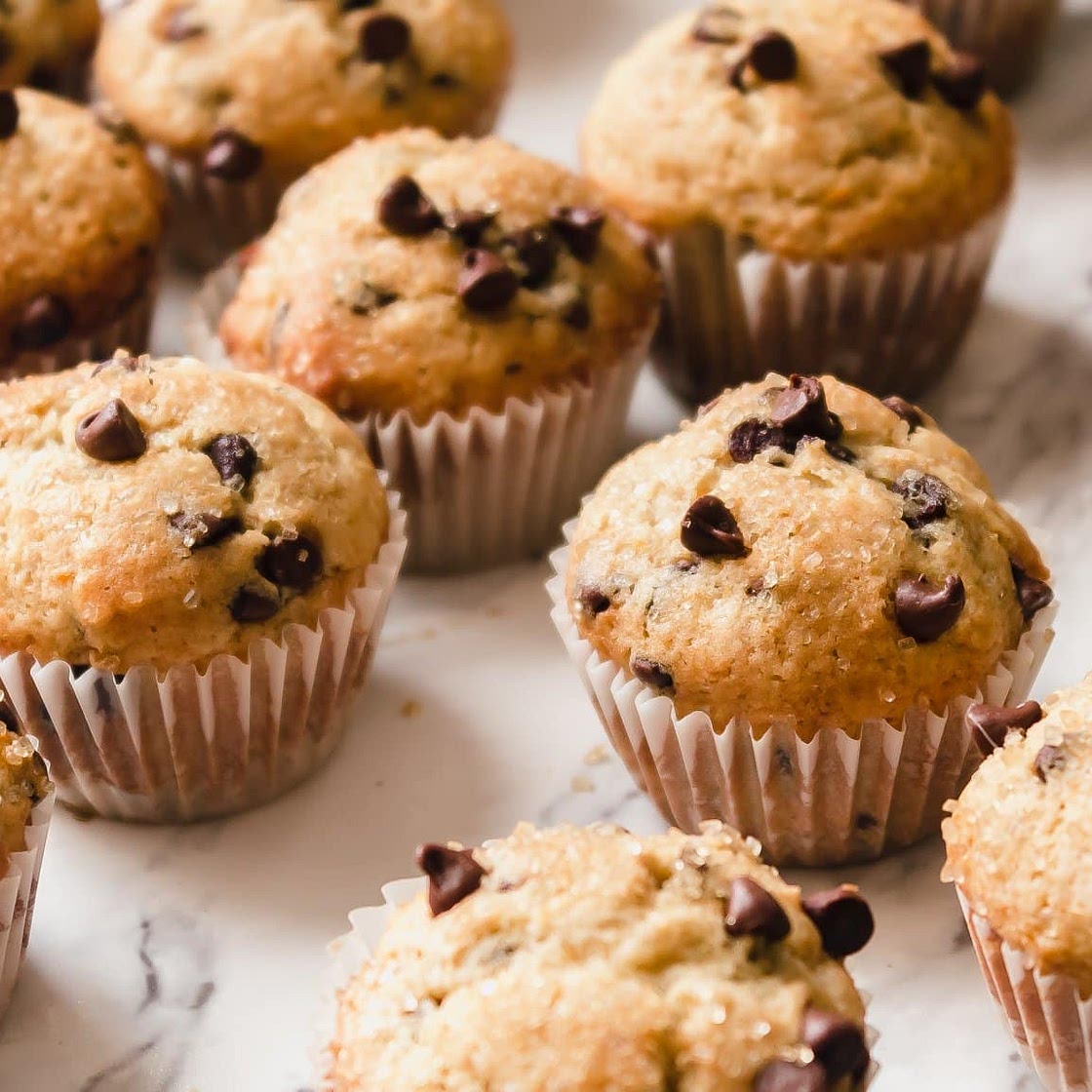 Chocolate Chip Mini Muffins Recipe with Orange Zest
