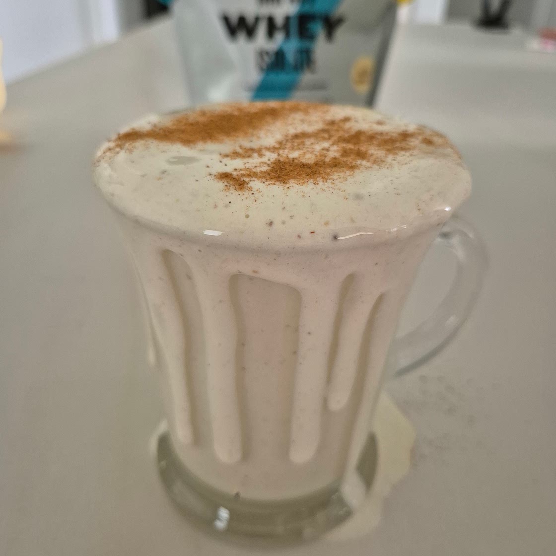 Peanut butter Banana protein smoothie