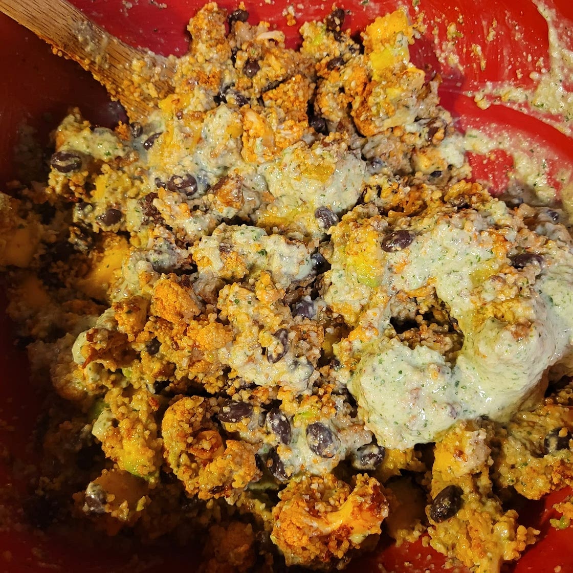ROASTED CHIPOTLE CAULIFLOWER SALAD