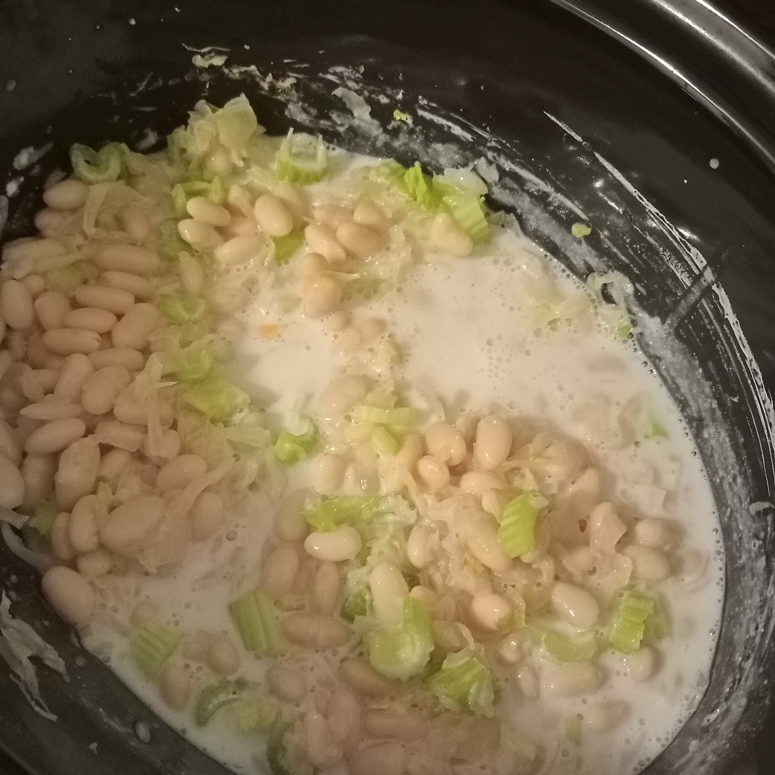 Creamy Runza with Beans