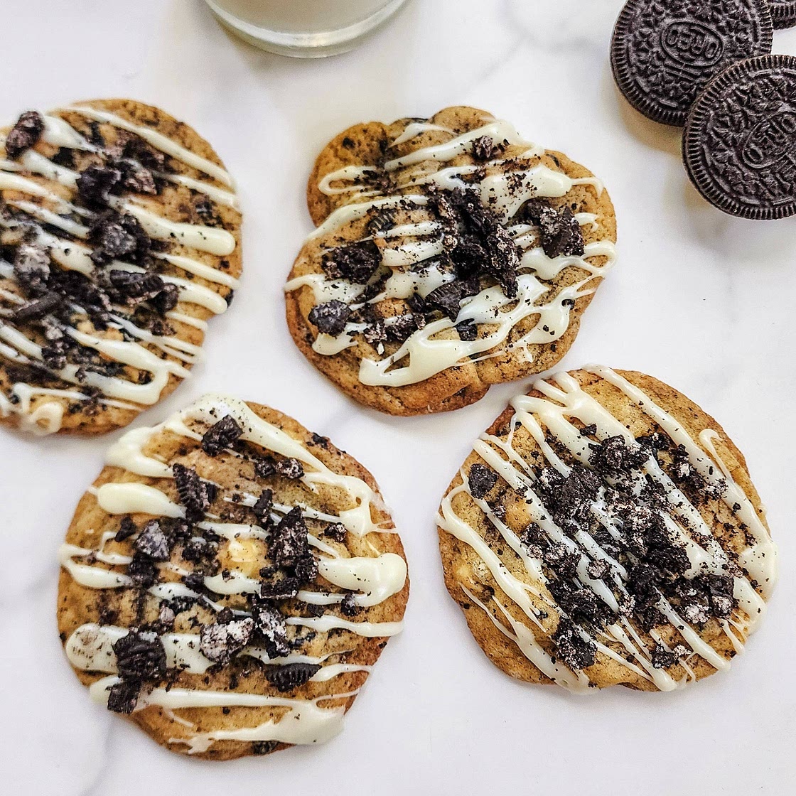 Double Stuff Cookies and Cream Cookies
