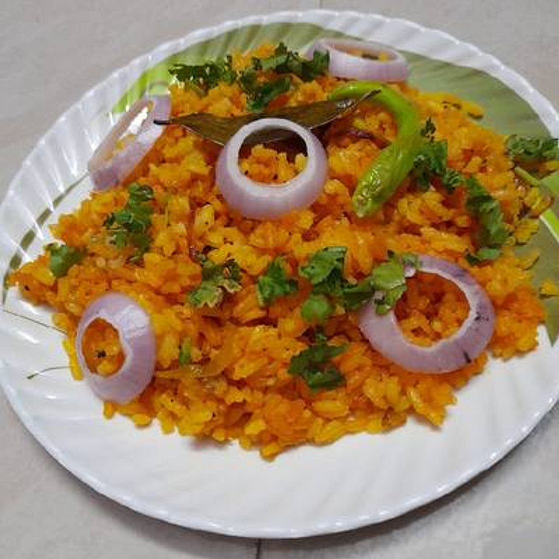 टर्मरिक राइस (turmeric rice recipe in hindi)