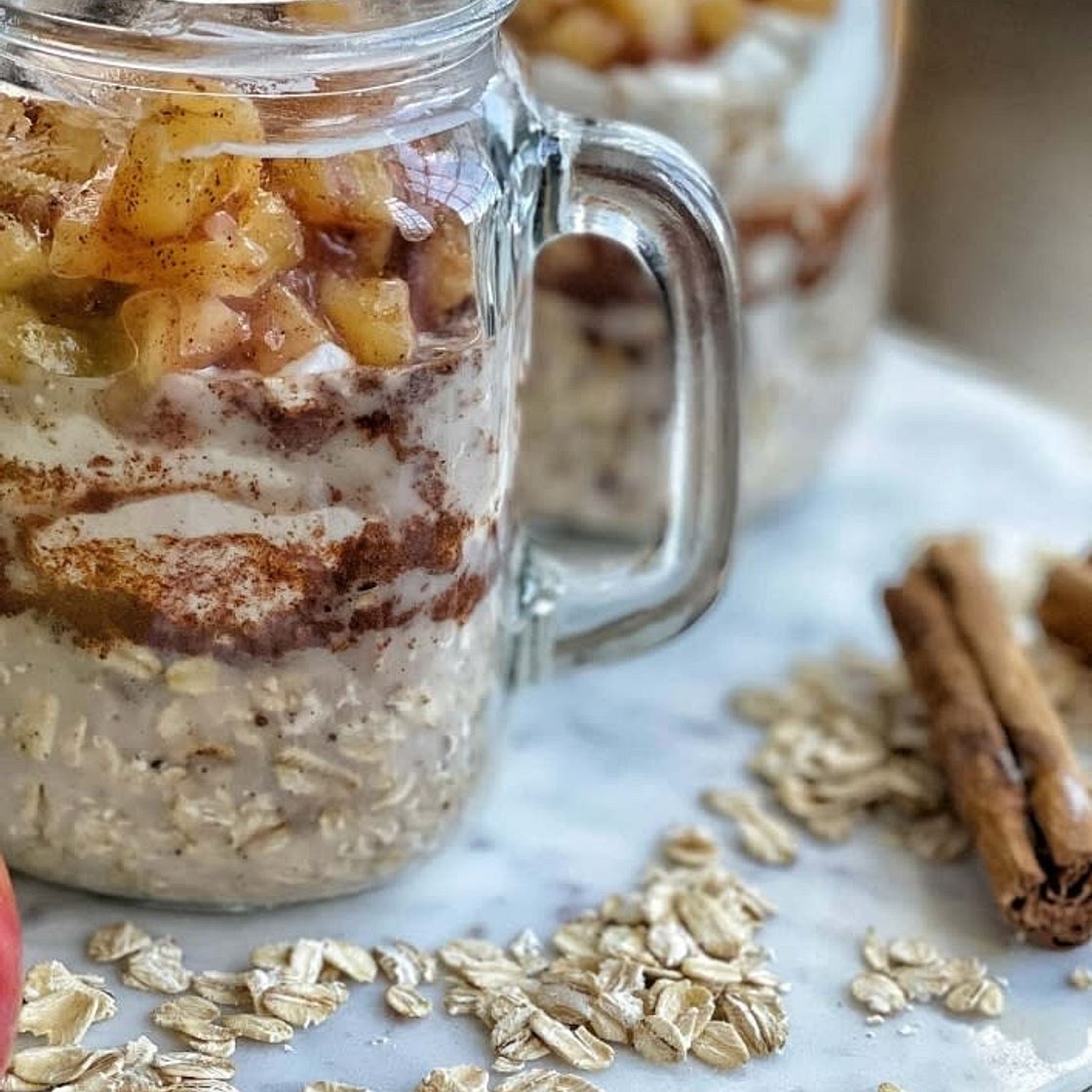 Overnight Oats Apple Cinnamon