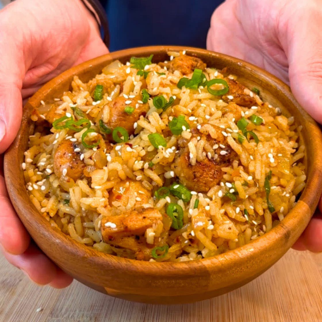 Honey Garlic Chicken & Rice