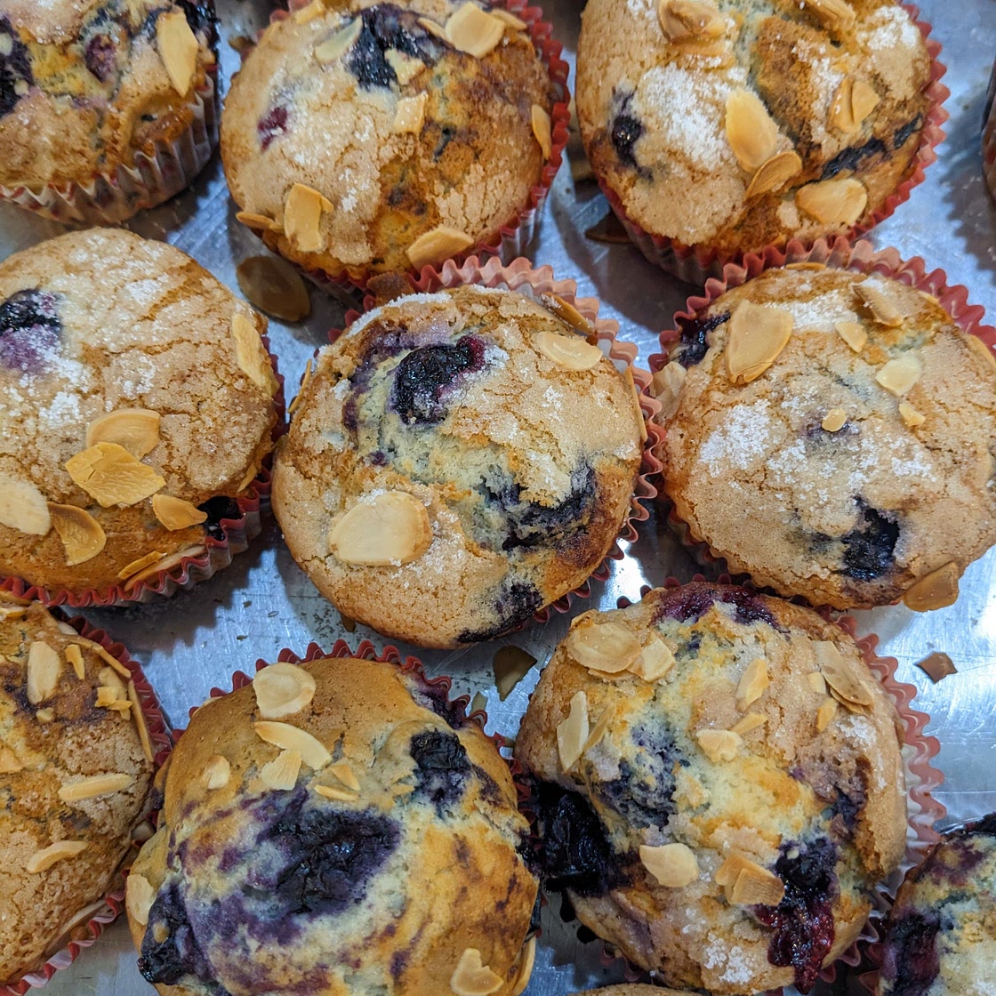 Grandma's Blueberry muffins