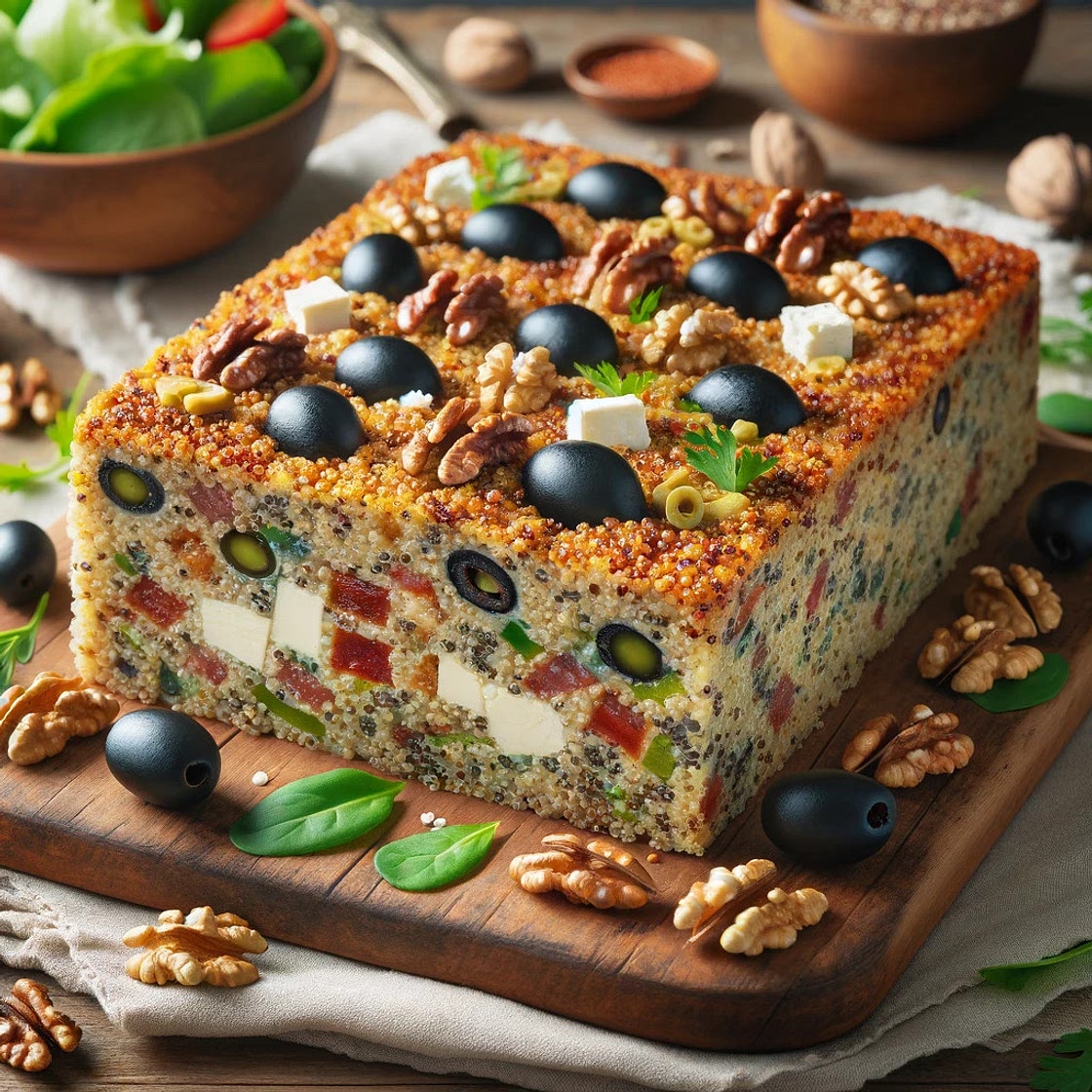 Cake salé au quinoa