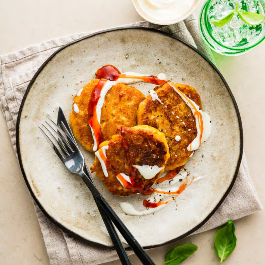 EASY CORN FRITTERS